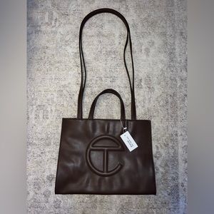 New Telfar Medium Chocolate Brown Bag